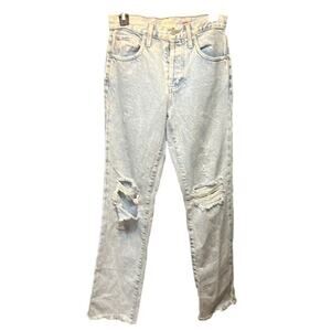 ALICE + OLIVA  YOU LOOK AMAZING DISTRESSED JEANS SIZE 24‎